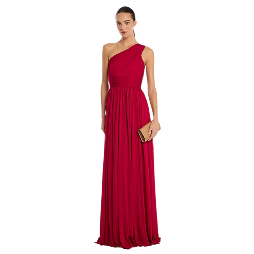 MICHAEL KORS COLLECTION
Chiffon Jersey One-Shoulder Gown